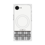プレミアムスクエアケース with MagSafe［ CASEPLAY Tartan Check - Gray ］