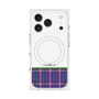 プレミアムスクエアケース with MagSafe［ CASEPLAY Tartan Check - Purple ］