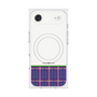 プレミアムスクエアケース with MagSafe［ CASEPLAY Tartan Check - Purple ］