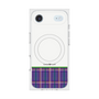 プレミアムスクエアケース with MagSafe［ CASEPLAY Tartan Check - Purple ］