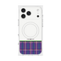 プレミアムスクエアケース with MagSafe［ CASEPLAY Tartan Check - Purple ］