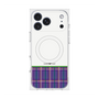 プレミアムスクエアケース with MagSafe［ CASEPLAY Tartan Check - Purple ］