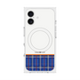 プレミアムスクエアケース with MagSafe［ CASEPLAY Tartan Check - Blue ］