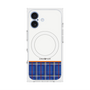 プレミアムスクエアケース with MagSafe［ CASEPLAY Tartan Check - Blue ］