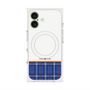 プレミアムスクエアケース with MagSafe［ CASEPLAY Tartan Check - Blue ］