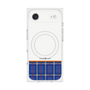 プレミアムスクエアケース with MagSafe［ CASEPLAY Tartan Check - Blue ］