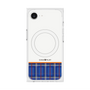 プレミアムスクエアケース with MagSafe［ CASEPLAY Tartan Check - Blue ］