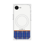 プレミアムスクエアケース with MagSafe［ CASEPLAY Tartan Check - Blue ］