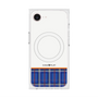 プレミアムスクエアケース with MagSafe［ CASEPLAY Tartan Check - Blue ］