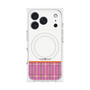 プレミアムスクエアケース with MagSafe［ CASEPLAY Tartan Check - Pink ］