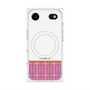 プレミアムスクエアケース with MagSafe［ CASEPLAY Tartan Check - Pink ］