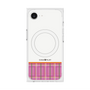プレミアムスクエアケース with MagSafe［ CASEPLAY Tartan Check - Pink ］