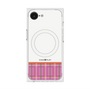 プレミアムスクエアケース with MagSafe［ CASEPLAY Tartan Check - Pink ］