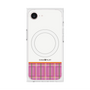 プレミアムスクエアケース with MagSafe［ CASEPLAY Tartan Check - Pink ］
