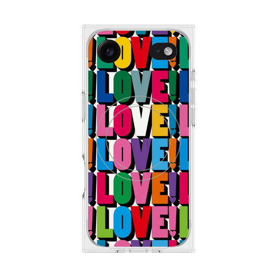 プレミアムスクエアケース with MagSafe［ LOVE!LOVE!LOVE! ］