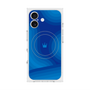 プレミアムスクエアケース with MagSafe［ CASEPLAY Winding Pattern - Blue ］