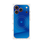 プレミアムスクエアケース with MagSafe［ CASEPLAY Winding Pattern - Blue ］