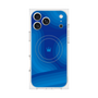 プレミアムスクエアケース with MagSafe［ CASEPLAY Winding Pattern - Blue ］