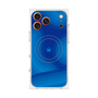 プレミアムスクエアケース with MagSafe［ CASEPLAY Winding Pattern - Blue ］