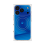 プレミアムスクエアケース with MagSafe［ CASEPLAY Winding Pattern - Blue ］