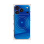 プレミアムスクエアケース with MagSafe［ CASEPLAY Winding Pattern - Blue ］