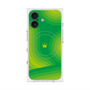 プレミアムスクエアケース with MagSafe［ CASEPLAY Winding Pattern - Green ］