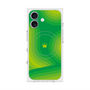 プレミアムスクエアケース with MagSafe［ CASEPLAY Winding Pattern - Green ］