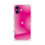 プレミアムスクエアケース with MagSafe［ CASEPLAY Winding Pattern - Pink ］