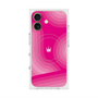 プレミアムスクエアケース with MagSafe［ CASEPLAY Winding Pattern - Pink ］