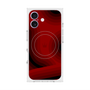 プレミアムスクエアケース with MagSafe［ CASEPLAY Winding Pattern - Red ］