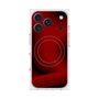 プレミアムスクエアケース with MagSafe［ CASEPLAY Winding Pattern - Red ］