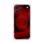 プレミアムスクエアケース with MagSafe［ CASEPLAY Winding Pattern - Red ］