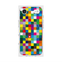 プレミアムスクエアケース with MagSafe［ CASEPLAY Rainbow Check ］
