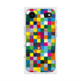 プレミアムスクエアケース with MagSafe［ CASEPLAY Rainbow Check ］