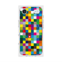 プレミアムスクエアケース with MagSafe［ CASEPLAY Rainbow Check ］