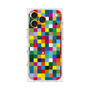 プレミアムスクエアケース with MagSafe［ CASEPLAY Rainbow Check ］