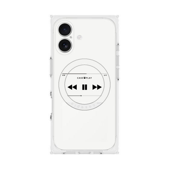プレミアムスクエアケース with MagSafe［ Music Player ］