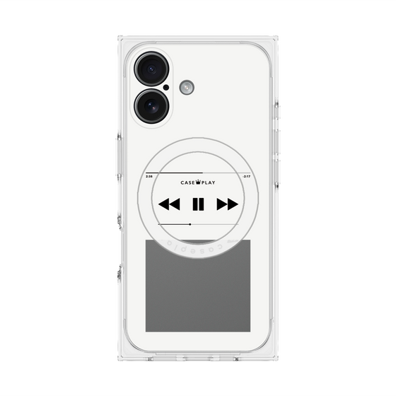 プレミアムスクエアケース with MagSafe［ Music Player ］