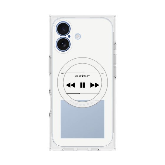 プレミアムスクエアケース with MagSafe［ Music Player ］