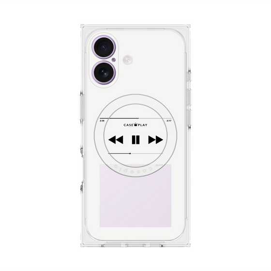 プレミアムスクエアケース with MagSafe［ Music Player ］