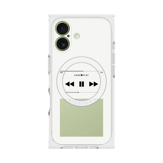 プレミアムスクエアケース with MagSafe［ Music Player ］