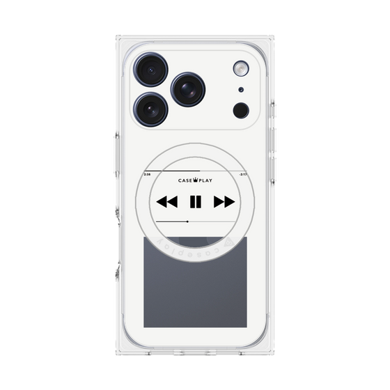 プレミアムスクエアケース with MagSafe［ Music Player ］