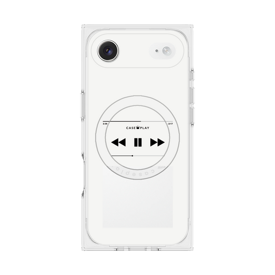 プレミアムスクエアケース with MagSafe［ Music Player ］