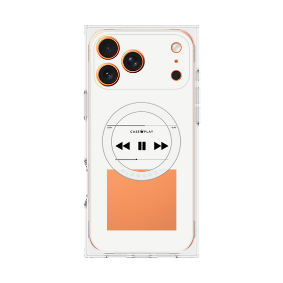プレミアムスクエアケース with MagSafe［ Music Player ］