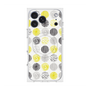 プレミアムスクエアケース with MagSafe［ Nordic Circle - Yellow ］