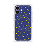 プレミアムスクエアケース with MagSafe［ Drawing Dot - Navy ］