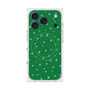 プレミアムスクエアケース with MagSafe［ Drawing Dot - Green ］