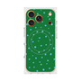 プレミアムスクエアケース with MagSafe［ Drawing Dot - Green ］