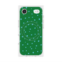 プレミアムスクエアケース with MagSafe［ Drawing Dot - Green ］