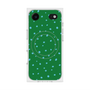 プレミアムスクエアケース with MagSafe［ Drawing Dot - Green ］